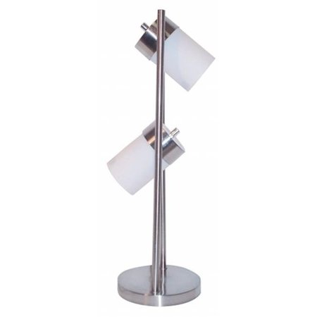 CLING 3031TW 2-Light Adjustable Table Lamp - White CL106073